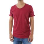 Rote Vintage Shine Original Rundhals-Ausschnitt T-Shirts aus Baumwolle für Herren Größe M 