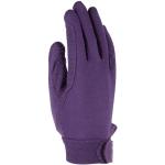 Shires Kinder Handschuhe aus Baumwolle, Granulat S Violett