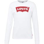 Reduzierte Weiße Langärmelige LEVI'S T-Shirts aus Jersey für Herren Größe M 