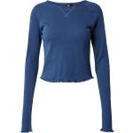Reduzierte Marineblaue Langärmelige G-Star Raw Bio Jerseyshirts aus Jersey für Damen Größe L 