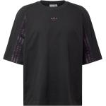 Schwarze Oversize Halblangärmelige adidas Originals T-Shirts für Herren Größe L 