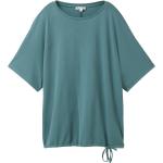 Reduzierte Grüne Halblangärmelige Tom Tailor T-Shirts aus Jersey für Damen Größe S Große Größen 