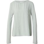 Reduzierte Mintgrüne Melierte Casual Langärmelige Comma Casual Identity Shirts mit Tasche aus Jersey für Damen Größe XL Große Größen 