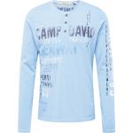 Reduzierte Blaue Langärmelige Camp David Jerseyshirts aus Jersey für Herren Größe M Große Größen 