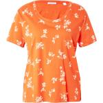 Reduzierte Orange Blumenmuster Esprit Jerseyshirts aus Jersey für Damen Größe XS Große Größen 
