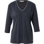 Reduzierte Schwarze Key Largo V-Ausschnitt V-Shirts aus Jersey für Damen Größe S Große Größen 