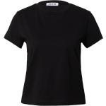 Schwarze EDITED Nachhaltige T-Shirts aus Jersey für Damen Größe XS 