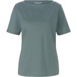 Grüne Halblangärmelige by Green Cotton Bio Nachhaltige U-Boot-Ausschnitt T-Shirts aus Baumwolle maschinenwaschbar für Damen Größe L für den für den Sommer 