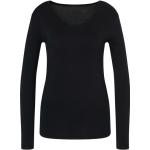 Schwarze Langärmelige SPEIDEL Lingerie Langarm-Unterhemden für Damen Größe L für den für den Frühling 