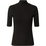 Reduzierte Schwarze Halblangärmelige Catwalk Junkie Stehkragen Jerseyshirts aus Jersey für Damen Größe M Große Größen 