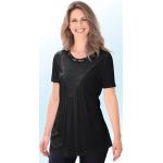 Schwarze bader Tunika-Blusen aus Jersey für Damen Größe S Große Größen 