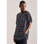Reduzierte Dunkelblaue Kurzärmelige Seidensticker schwarze Rose Nachhaltige Blusenshirts & Schlusen aus Viskose für Damen Größe XS 