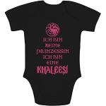 Schwarze Game of Thrones Daenerys Targaryen Kinderbodys aus Baumwolle für Babys 