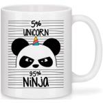 Shirtinator Einhorn Unicorn Ninja Panda Tasse I Lu