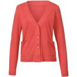Korallenrote Waschbär Nachhaltige Shirtjacken aus Jersey für Damen Größe L für den für den Sommer 