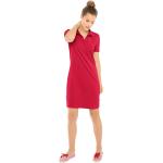 Rote Melierte Shirtkleider aus Baumwolle für Damen Größe M für den für den Sommer 
