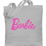 Hellgraue Motiv shirtracer Barbie Stofftaschen & Jutetaschen aus Baumwolle für Mädchen klein 