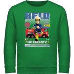 Shirtracer Sweatshirt »Held im Einsatz - Feuerwehrmann Sam Jungen - Kinder Premium Pullover«, grün, 3 Grün
