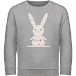 Shirtracer Sweatshirt »Süßer Hase Frühlingstiere mit Blumen - Geschenk Ostern - Kinder Premium Pullover« grauer pullover kinder - osterpullover - mädchen ostergeschenke