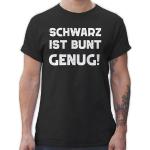 Schwarze Gothic Kurzärmelige shirtracer Rundhals-Ausschnitt Statement-Shirts aus Baumwolle mit Kapuze für Herren Größe 5 XL 