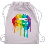 Pastellrosa Motiv shirtracer LGBT Lesbian Pride Turnbeutel & Sportbeutel aus Baumwolle für Herren 