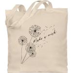 Weiße shirtracer Canvas-Taschen mit Blumenmotiv aus Baumwolle für Herren Klein 