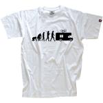 Shirtzshop Erwachsene T-Shirt Original Evolution Caravan Camper, Weiß, XL, ss-shop-ev2_carav-t