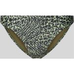 Olivgrüne Animal-Print Shiwi Bikinihosen & Bikinislips aus Polyester für Damen Größe S 