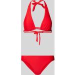 Rote Shiwi Neckholder-Bikinis aus Polyester für Damen Größe M 