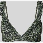 Olivgrüne Camouflage Shiwi Bikini-Tops aus Polyester für Damen Größe S 
