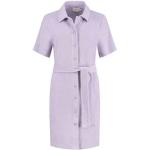 Pastelllilane Unifarbene Casual Shiwi Mini Minikleider & kurze Kleider aus Baumwolle für Damen Größe M 