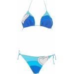 Blaue Shiwi Neckholder-Bikinis aus Polyamid für Damen 