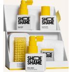 Gelbe Shoe Shame Bio Schuhputzsets aus Textil für Kinder 5-teilig 