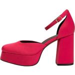 Pinke Elegante Shoe The Bear Runde High Heels & Stiletto-Pumps mit Schnalle aus Leder für Damen Größe 38 mit Absatzhöhe über 9cm 
