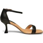 Schwarze Elegante Shoe The Bear High Heels & Stiletto-Pumps mit Riemchen aus Leder für Damen Größe 41 mit Absatzhöhe 7cm bis 9cm 