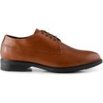 Braune Business Shoe The Bear Derby Schuhe aus Leder atmungsaktiv für Herren Größe 45 