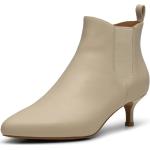 Reduzierte Beige Elegante Shoe The Bear Chelsea Chelsea-Boots aus Leder für Damen Größe 36 
