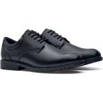 Schwarze Shoes for Crews Pumps aus Leder wasserabweisend Größe 42 