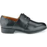 Schwarze Shoes for Crews Pumps aus Leder wasserabweisend Größe 42 
