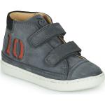 Graue shoo pom High Top Sneaker & Sneaker Boots mit Klettverschluss aus Leder für Kinder Größe 31 