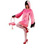 Rosa Flamingo-Kostüme aus Polyester für Damen 