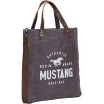 Graue Mustang Nachhaltige Canvas Shopper aus Canvas 