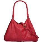 Rote Samantha Look Lederhandtaschen aus Glattleder für Damen 