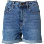 Reduzierte Blaue Unifarbene Aeropostale Jeans-Shorts mit Reißverschluss aus Denim für Damen Große Größen 