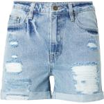 Reduzierte Blaue Unifarbene Aeropostale Jeans-Shorts aus Denim für Damen Große Größen 