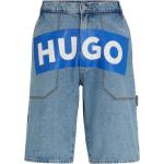 Blaue HUGO BOSS HUGO Jeans-Shorts aus Baumwolle für Herren 