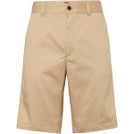 Sandfarbene HUGO BOSS HUGO Red Chino-Shorts mit Reißverschluss aus Polyester für Herren 