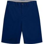 Marineblaue Unifarbene Tommy Hilfiger Harlem Chino-Shorts mit Reißverschluss für Herren Größe XXL 