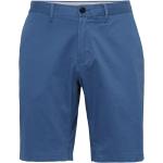 Blaue Unifarbene Tommy Hilfiger Harlem Bio Chino-Shorts mit Reißverschluss für Herren Größe XXL 