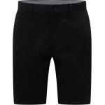 Schwarze Unifarbene Tommy Hilfiger Harlem Bio Chino-Shorts mit Reißverschluss für Herren Größe XL 